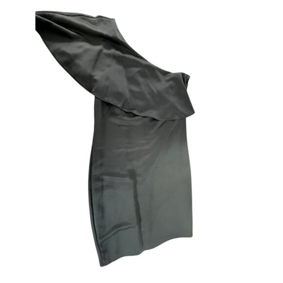 "LAUREN RALPH LAUREN" One Shoulder Cocktail Dress SZ 6 Sexy Club Wedding Elegant - Picture 5 of 15